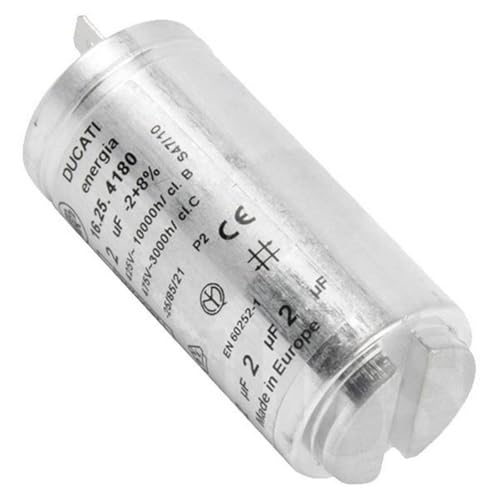 Kondensator (von Magnetschalter, 2 uf) Wäschetrockner 1250020813 von Electrolux