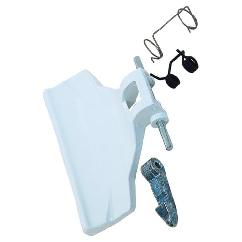 ORIGINAL Electrolux AEG 405518663 4055186631 Türgriff Griff Hebel weiß inkl. Schließnase Kühlschrank auch Zanussi Zanker Ikea u. a. 91452902806, 91460404901 von Electrolux