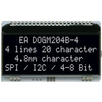 DISPLAY VISIONS 7-Segment-Anzeige 4.80mm 3.3 V, 5V Ziffernanzahl: 4 EADOGM204S-A von DISPLAY VISIONS