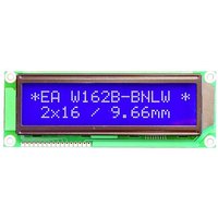 DISPLAY VISIONS 7-Segment-Anzeige Blau-Weiß 9.66mm 3.3 V, 5V Ziffernanzahl: 2 EAW162B-BNLW von DISPLAY VISIONS