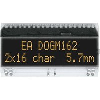 DISPLAY VISIONS 7-Segment-Anzeige Gelb-Grün 5.57mm 3.3 V, 5V Ziffernanzahl: 2 EADOGM162L-A von DISPLAY VISIONS
