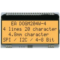 DISPLAY VISIONS 7-Segment-Anzeige Weiß 4.80mm 3.3 V, 5V Ziffernanzahl: 4 EADOGM204W-A von DISPLAY VISIONS
