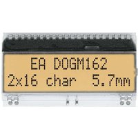 DISPLAY VISIONS 7-Segment-Anzeige Weiß 5.57mm 3.3 V, 5V Ziffernanzahl: 2 EADOGM162W-A von DISPLAY VISIONS