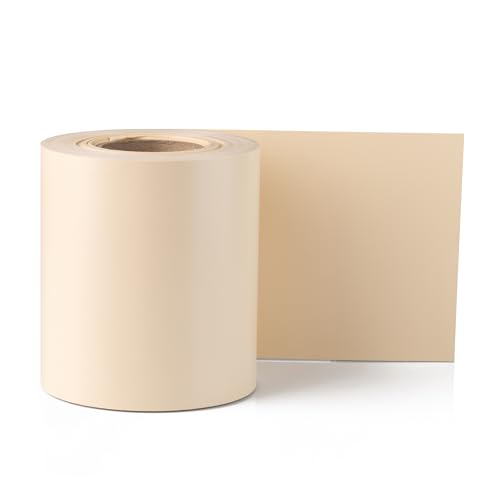 Electronicx Premium PVC Sichtschutzstreifen RAL 1015 Creme | Hochwertige Zaunfolie Doppelstabmatten | 35m x 19 cm | 650g/m² | UV-beständig, extra langlebig, blickdicht, inkl. 20 Befestigungsclips von Electronicx