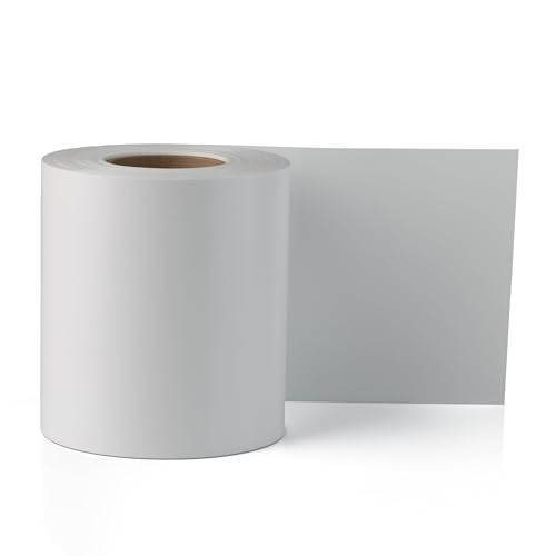 Electronicx Premium PVC Sichtschutzstreifen RAL 9003 Weiß | Hochwertige Zaunfolie Doppelstabmatten | 70m (2x35m) x 19 cm | 650g/m² | UV-beständig, extra langlebig, blickdicht 40 Befestigungsclips von Electronicx