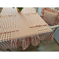 "Herbst Vichy-Karo Tischläufer "Herbst" Erntedank Dekoration." von EledaHomeDecor