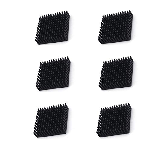 BfyBest Aluminium-Chipsatz für Heizkörper, Kühlkörper 40 mm x 40 mm x 11 mm, Schwarz, 6 Stück BfyBest Aluminium-Chipsatz für Heizkörper, Kühlkörper 40 mm x 40 mm x 11 mm, Schwarz, 6 Stück von Eledabra