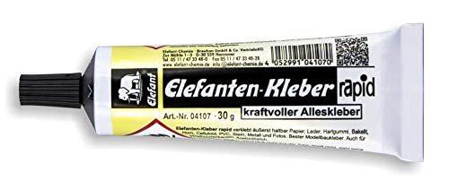 Elefant Elefanten-Kleber Rapid 30g Klar Kraftvoller Univeral Alleskleber von Elefant