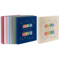 Personalisierte Zeugnismappe Ordner A4 Für Zeugnisse - Mit Wunschname & Schul-Motiv Geschenk Zur Einschulung Motiv Stifte von Elefantasie