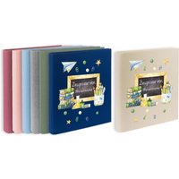 Personalisierte Zeugnismappe Ordner A4 Für Zeugnisse - Mit Wunschname & Schul-Motiv Geschenk Zur Einschulung Motiv Tafel von Elefantasie