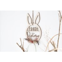 Holzschild "Frohe Ostern" I Osterdeko Für Flowerhoop Vintage Holz Oster Türkranz Holzschild "Frohe Ostern" I Osterdeko Für Flowerhoop Vintage Holz Oster Türkranz von ElefantenHolz