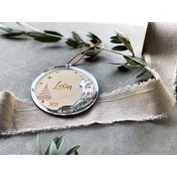 Personalisierte 3D Weihnachtskugel I Mein Erstes Weihnachten Weihnachtsbaum Schmucki Kinder Personalisierte 3D Weihnachtskugel I Mein Erstes Weihnachten Weihnachtsbaum Schmucki Kinder von ElefantenHolz