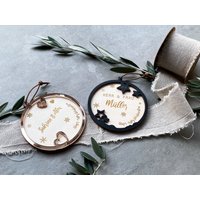 Personalisierte Weihnachtskugel 3D I Unser Erstes Weihnachten Ehepaar Hochzeit Weihnachtsbaumkugel Brautpaar Name Personalisierte Weihnachtskugel 3D I Unser Erstes Weihnachten Ehepaar Hochzeit Weihnachtsbaumkugel Brautpaar Name von ElefantenHolz