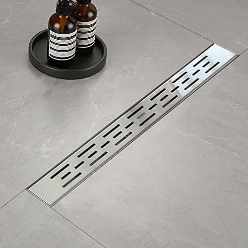 Italienische Duschrinne, Kurze Ausrichtung, Duschrinne, 100 cm, Duschrinne aus Edelstahl mit Siphon und Filter Italienische Duschrinne, Kurze Ausrichtung, Duschrinne, 100 cm, Duschrinne aus Edelstahl mit Siphon und Filter von Elefloom