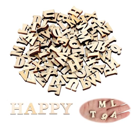 Holz Buchstaben,208 Stück Mini Holz Großbuchstaben Alphabet 15MM Buchstaben aus Holz (A-Z) DIY Holzbuchstaben Klein Holz Alphabet Buchstaben für DIY,Kunsthandwerk,Deko,Party Holz Buchstaben,208 Stück Mini Holz Großbuchstaben Alphabet 15MM Buchstaben aus Holz (A-Z) DIY Holzbuchstaben Klein Holz Alphabet Buchstaben für DIY,Kunsthandwerk,Deko,Party von Elegance-go