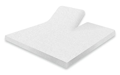 Elegance 180x200cm Splittopper Molton Baumwolle Spannbettlaken - Molton Splittopper - Singel Split von Elegance