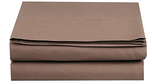 Elegant Comfort Premium Hotelqualität, 1-teiliges Bettlaken, luxuriös und weich, Fadenzahl 1500, ägyptische Qualität, knitterfrei, Flecken- und lichtbeständig, King-Size-Bett, Taupe Elegant Comfort Premium Hotelqualität, 1-teiliges Bettlaken, luxuriös und weich, Fadenzahl 1500, ägyptische Qualität, knitterfrei, Flecken- und lichtbeständig, King-Size-Bett, Taupe von Elegant Comfort