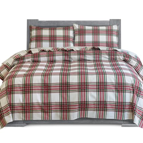 Elegant Comfort Weiches 4-teiliges Flanell-Bettlaken-Set aus 100% türkischer Baumwolle – Premium-Qualität, Spannbettlaken mit tiefen Taschen, ultraweich, gemütlich, warm und fusselfrei, Elegant Comfort Weiches 4-teiliges Flanell-Bettlaken-Set aus 100% türkischer Baumwolle – Premium-Qualität, Spannbettlaken mit tiefen Taschen, ultraweich, gemütlich, warm und fusselfrei, von Elegant Comfort