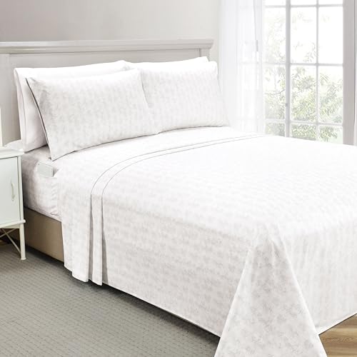 Elegant Comfort Weichstes und gemütlichstes 6-teiliges Bettlaken-Set, 1500 Premium-Mikrofaser in Hotelqualität, Tiefe Taschen, knitterfrei, 6-teilig, Wellenmuster, Twin, Beige Elegant Comfort Weichstes und gemütlichstes 6-teiliges Bettlaken-Set, 1500 Premium-Mikrofaser in Hotelqualität, Tiefe Taschen, knitterfrei, 6-teilig, Wellenmuster, Twin, Beige von Elegant Comfort
