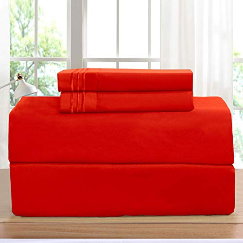 Luxuriöse Kissenbezüge auf Amazon! Eleganter Komfort, Fadenzahl 1500, knitterfrei, verblasst und schmutzabweisend, 2-teiliges Kissenbezug, King-Size-Bett, Rot Luxuriöse Kissenbezüge auf Amazon! Eleganter Komfort, Fadenzahl 1500, knitterfrei, verblasst und schmutzabweisend, 2-teiliges Kissenbezug, King-Size-Bett, Rot von Elegant Comfort