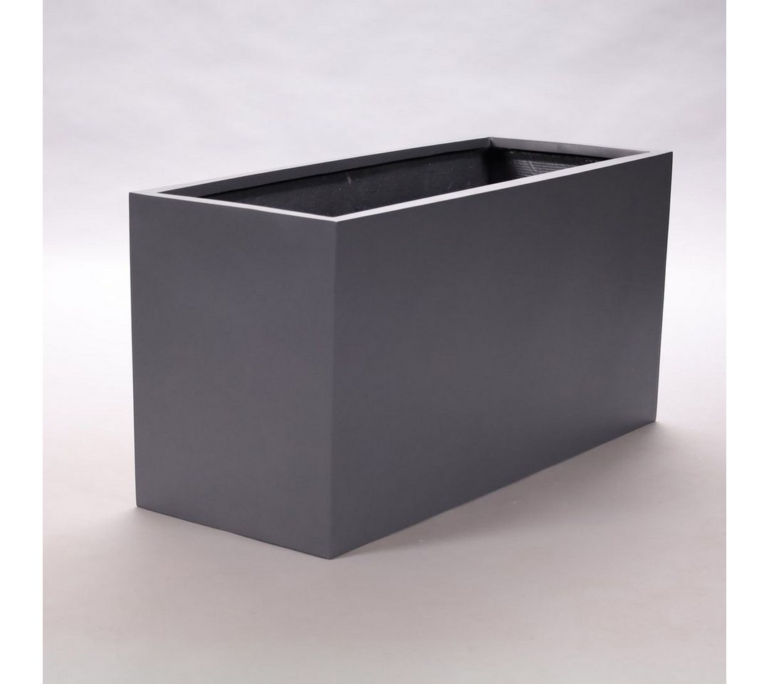 Elegant Einrichten Pflanzkübel Raumteiler Fiberglas rechteckig anthrazit metallic 108x40x50cm (1 St) von Elegant Einrichten