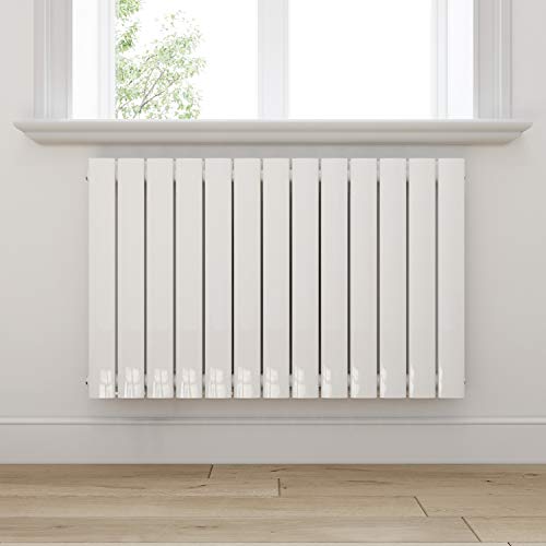 ELEGANT Design Heizkörper 630x1001mm Doppellagig Badezimmer/Wohnraum Seitenanschluss Weiß Flachheizkörper Badheizkörper Radiator von ELEGANT