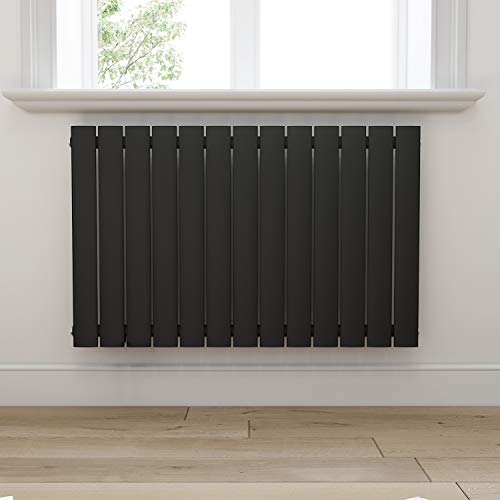 ELEGANT Design Heizkörper 630x1001mm Einlagig Badezimmer/Wohnraum Seitenanschluss Antrazit Flachheizkörper Badheizkörper Radiator von ELEGANT