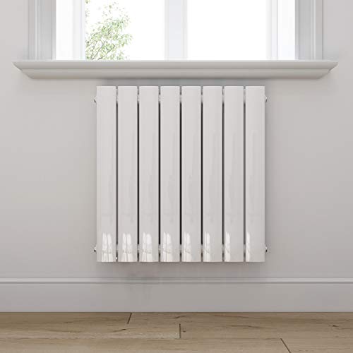 ELEGANT Design Heizkörper 630x616mm Doppellagig Badezimmer/Wohnraum Seitenanschluss Weiß Flachheizkörper Badheizkörper Radiator von ELEGANT