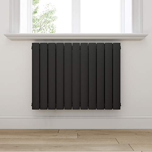 ELEGANT Design Heizkörper 630x847mm Doppellagig Badezimmer/Wohnraum Seitenanschluss Antrazit Flachheizkörper Badheizkörper Radiator von ELEGANT