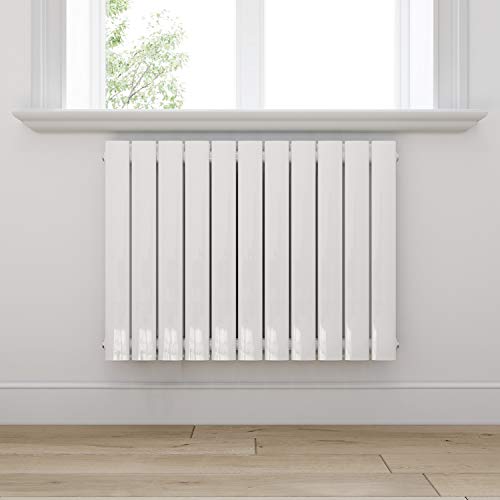 ELEGANT Design Heizkörper 630x847mm Doppellagig Badezimmer/Wohnraum Seitenanschluss Weiß Flachheizkörper Badheizkörper Radiator von ELEGANT