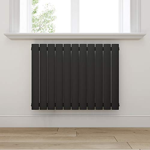 ELEGANT Design Heizkörper 630x847mm Einlagig Badezimmer/Wohnraum Seitenanschluss Antrazit Flachheizkörper Badheizkörper Radiator von ELEGANT