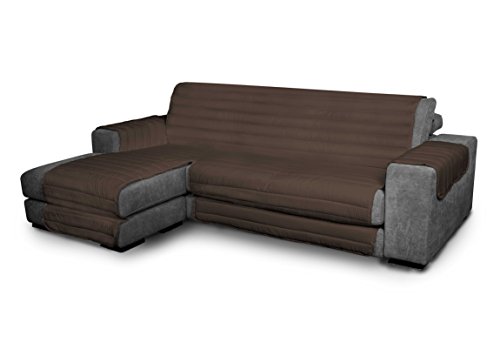 Italian Bed Linen Elegant Couchüberzüge, braun 290cm +chaiselongue, 100% Mikrofaser von Italian Bed Linen