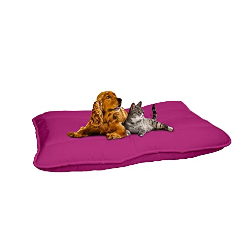 Elegant Hundekissen Maxy, Fuchsia, 60x100cm von Italian Bed Linen