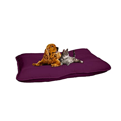 Italian Bed Linen Elegant Hund Maxi Kissen 60x100cm, Pflaume, Maxi-cs-Prugna von Italian Bed Linen