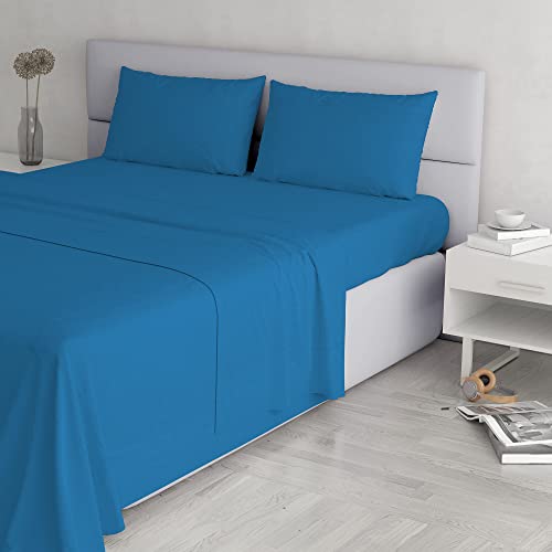 Elegant Italian Bed Linen Bettwäsche, Sky blau, 100% Mikrofaser, DOPPELTE von Italian Bed Linen