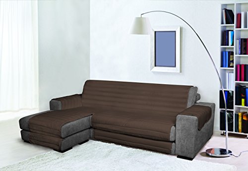 Trendy Doubleface Couchüberzüge, Braun, 190cm von Italian Bed Linen