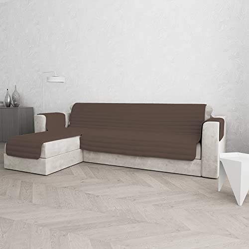 Trendy Doubleface Couchüberzüge, Braun, 240cm von Italian Bed Linen