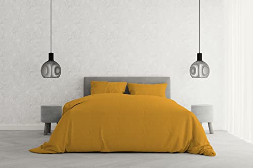 Italian Bed Linen Elegant Bettbezug, Gelb, Doppelte von Italian Bed Linen