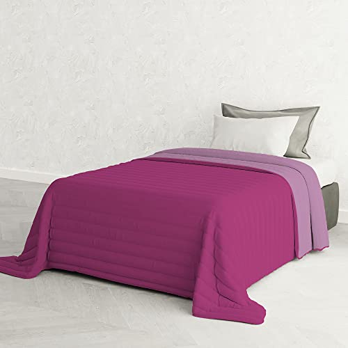Italian Bed Linen Estivo Einzelbett, Microfaser, Flieder/Fuchsia, 170 x 270 cm von Italian Bed Linen