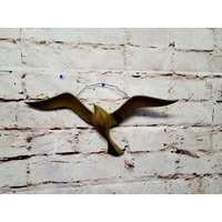 Mcm Brass Fliegende Möwe Wandbehang Mid Century Modern Vintage 60Er 70Er Groß von ElegantBuyDesigns