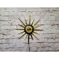 Vintage United Starburst Uhr Mcm Mid Century Decor Atomic von ElegantBuyDesigns
