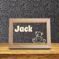 Personalisiertes Led-Namensschild Gravierte Nachtlichtplakette von ElegantGift