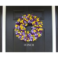 Türkranz - Lavendelkranz Frühlingskranz Sommerkranz 45 cm von ElegantWreath