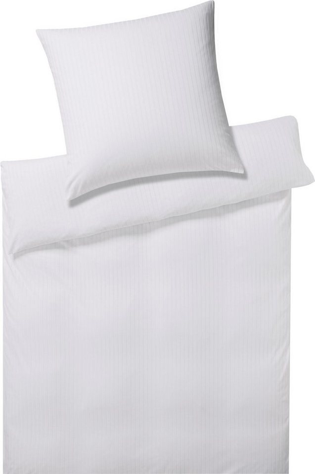 Elegante Bettwäsche Solid Stripe, Mako-Jersey, 2 teilig, angenehmes Hautgefühl Elegante Bettwäsche Solid Stripe, Mako-Jersey, 2 teilig, angenehmes Hautgefühl von Elegante