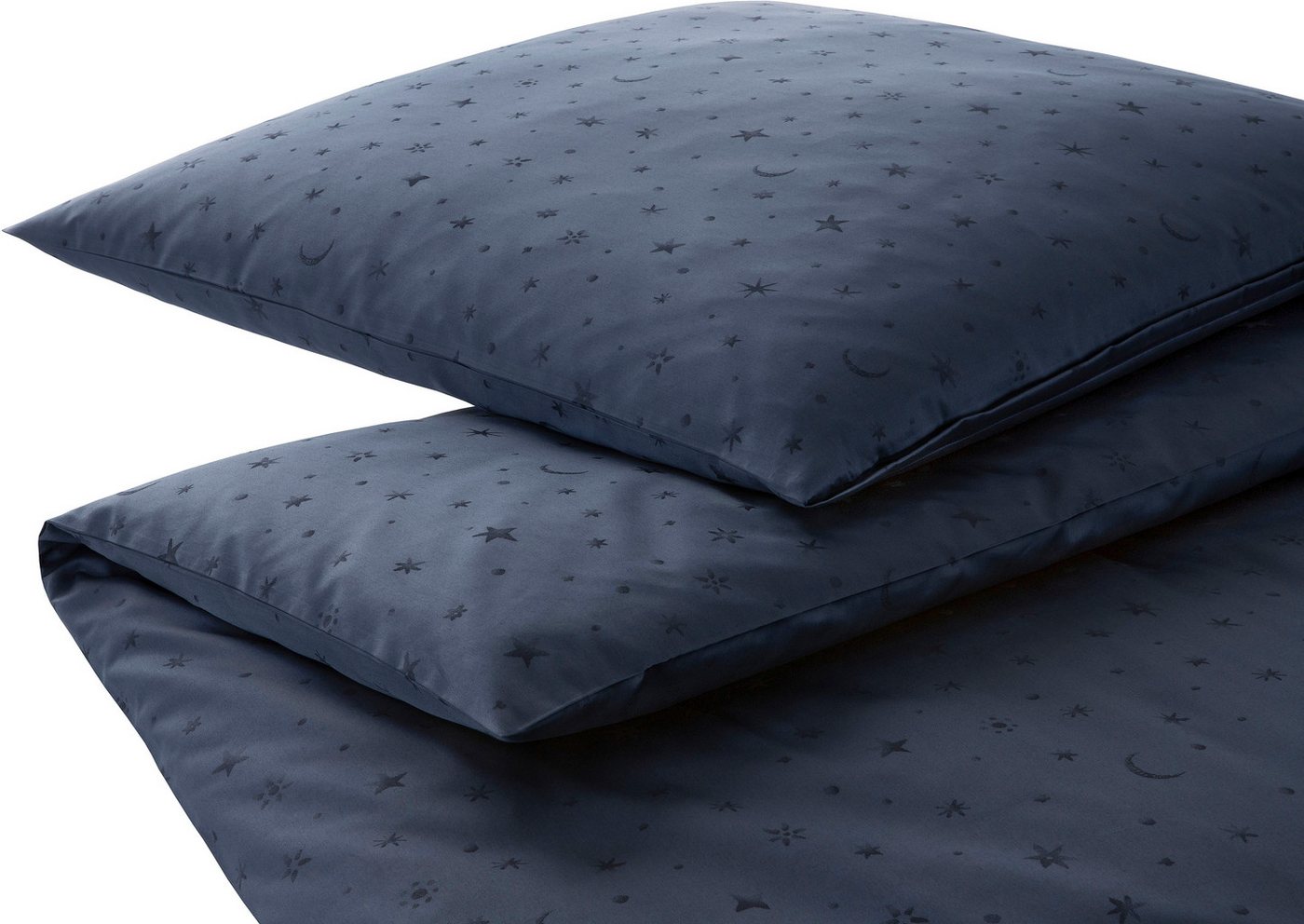 Elegante Bettwäsche Stars, Jacquard, 2 teilig, angenehmes Hautgefühl Elegante Bettwäsche Stars, Jacquard, 2 teilig, angenehmes Hautgefühl von Elegante