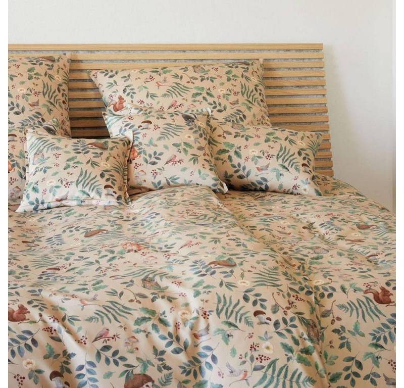 Elegante Bettwäsche Elegante Mako Satin Bettwäsche Hide in Natur 135 x 200 cm, Mako Satin, 2 teilig von Elegante