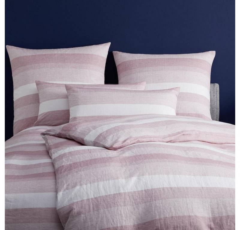 Elegante Bettwäsche Halbleinen Delight Ziegel 135 x 200 cm, Halbleinen, 2 teilig von Elegante