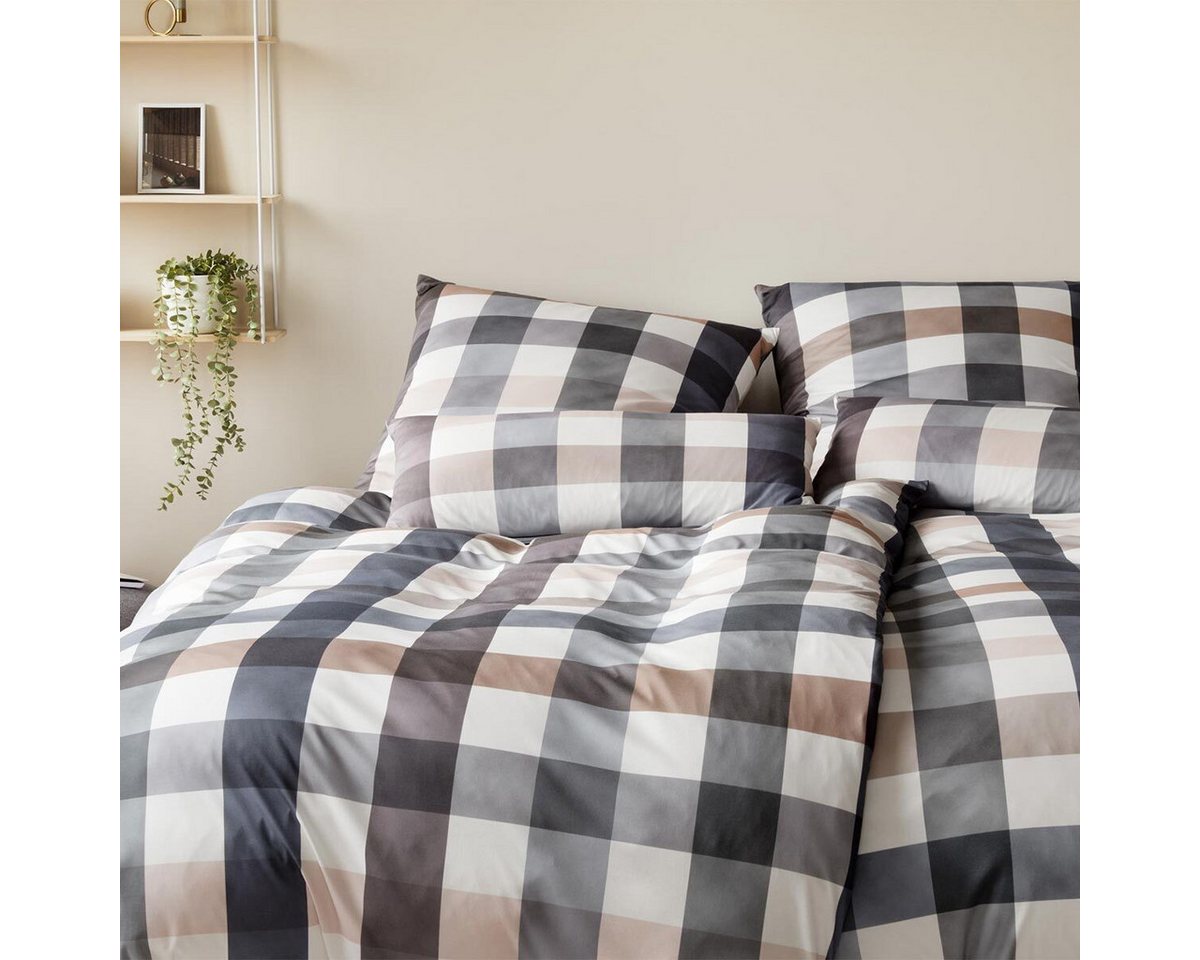 Elegante Bettwäsche Kuschel Karo, Jersey, 1 teilig von Elegante