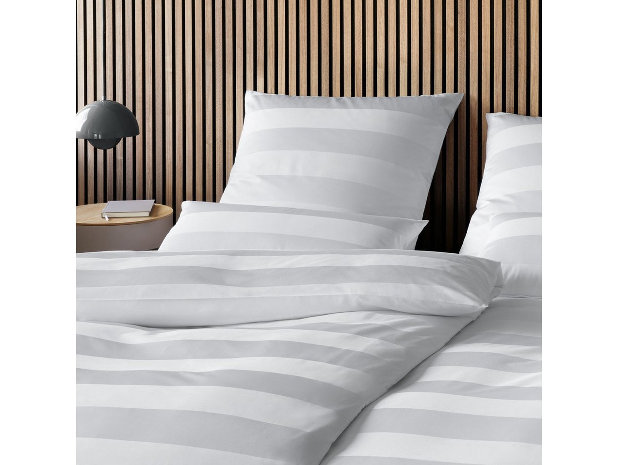 Elegante Bettwäsche Mako-Satin 'En Bloc' 135 x 200 cm, Jacquard Satin Elegante Bettwäsche Mako-Satin 'En Bloc' 135 x 200 cm, Jacquard Satin von Elegante