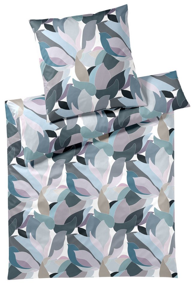 Elegante Bettwäsche Night Garden, Mako-Satin, 2 teilig, angenehmes Hautgefühl Elegante Bettwäsche Night Garden, Mako-Satin, 2 teilig, angenehmes Hautgefühl von Elegante